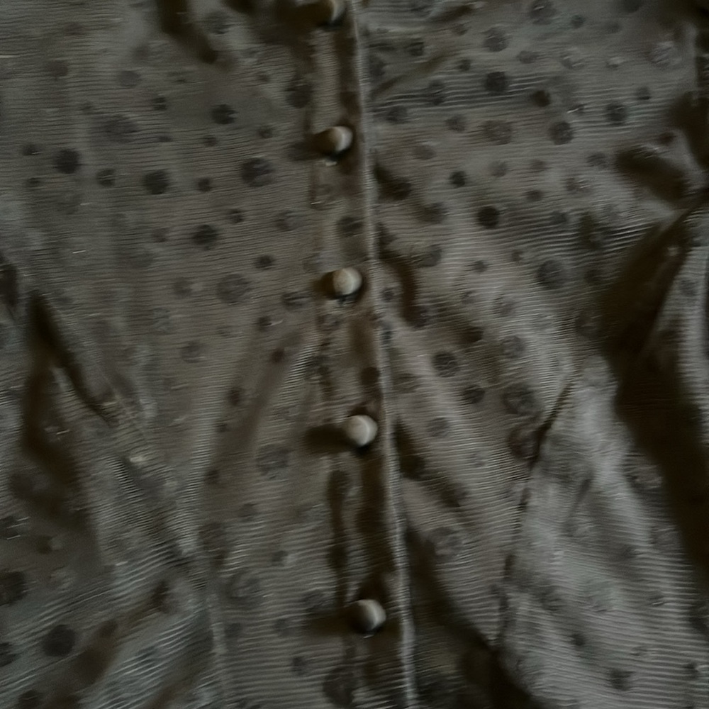 Batsheva Flocked Tulle Polkadot Grace Blouse - Picture 7 of 11